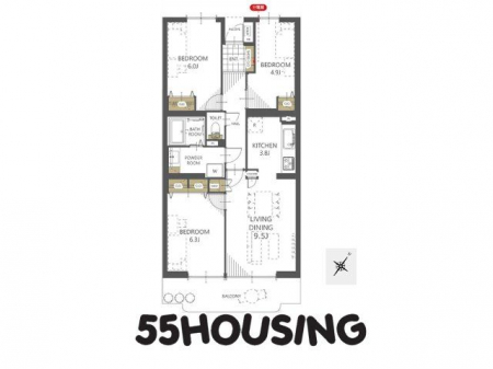 �Ԏ��}�i�̂P�}���V�����j�@-