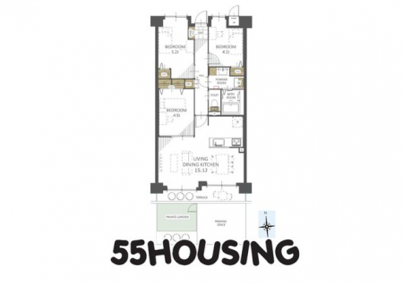 �Ԏ��}�i�̂P�}���V�����j�@-