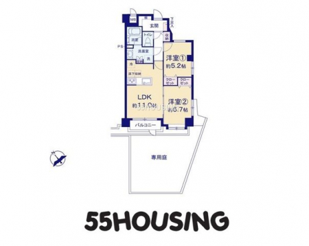 �Ԏ��}�i�̂P�}���V�����j�@-