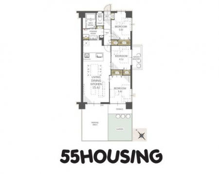 �Ԏ��}�i�̂P�}���V�����j�@-