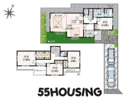 �Ԏ��}�i�̂P�ˌ��j�@-