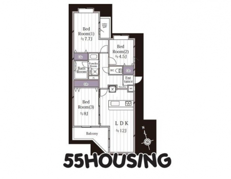 �Ԏ��}�i�̂P�}���V�����j�@-