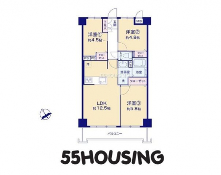 �Ԏ��}�i�̂P�}���V�����j�@-