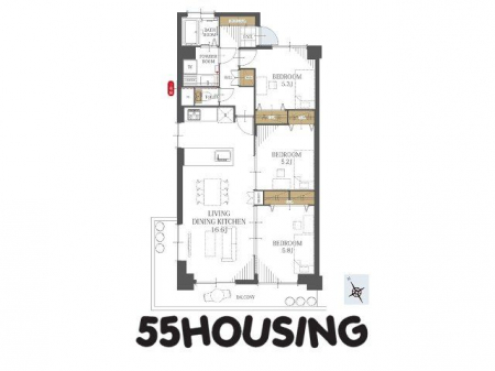 �Ԏ��}�i�̂P�}���V�����j�@-