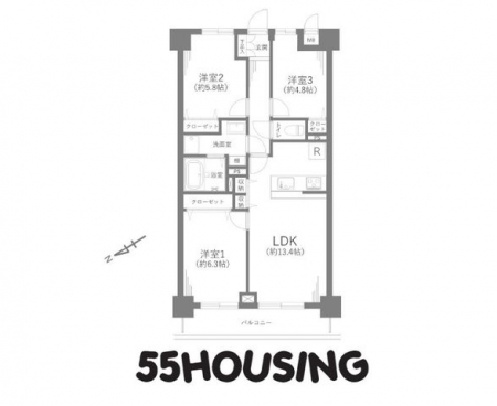 �Ԏ��}�i�̂P�}���V�����j�@-