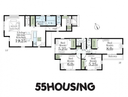 �Ԏ��}�i�̂P�ˌ��j�@-