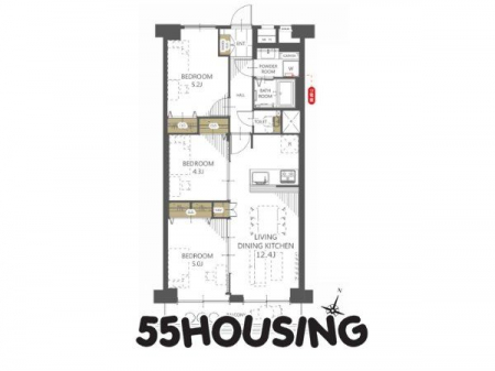 �Ԏ��}�i�̂P�}���V�����j�@-